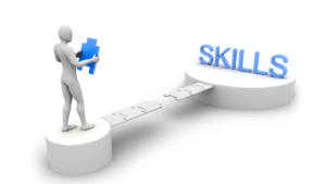 رجل موظف لديه عدة مهارات