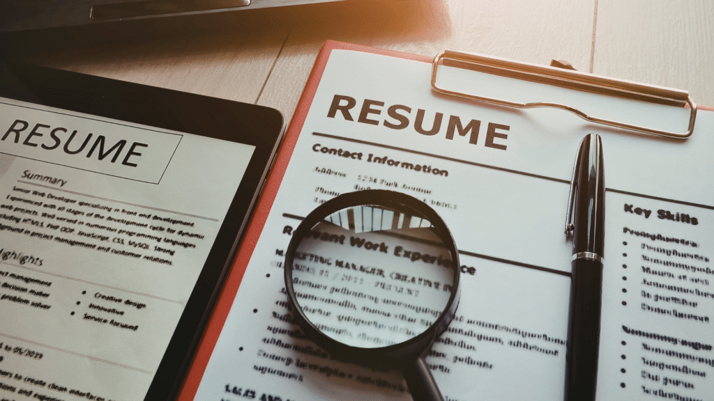 سيرة ذاتية يتم مراجعتها