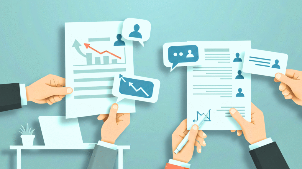 سيرة ذاتية يتم مراجعتها